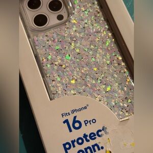Glitter iPhone Case for iPhone 16 Pro! NEW IN BOX!! Super sparkly!